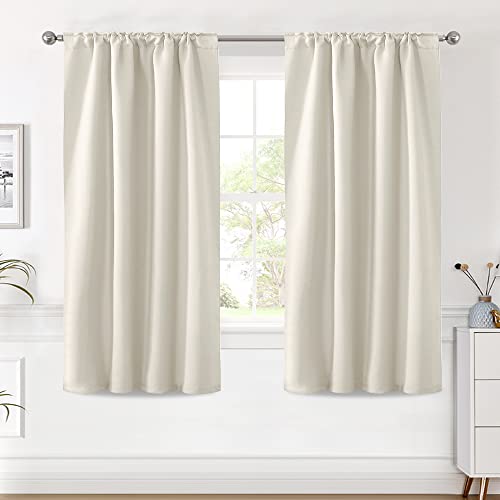 Blackout Thermal Insulated Room Darkening Back Tab/Rod Pocket Solid Color Curtains