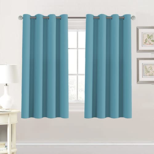 Blackout Thermal Insulated Grommet Solid Color Curtains