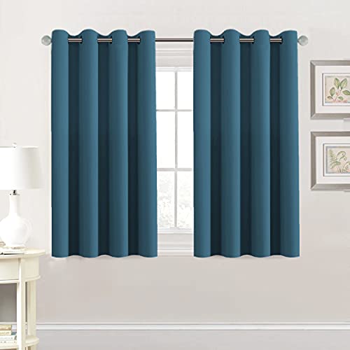 Blackout Thermal Insulated Grommet Solid Color Curtains