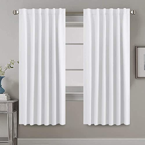 Blackout Thermal Insulated Room Darkening Back Tab/Rod Pocket Solid Color Curtains