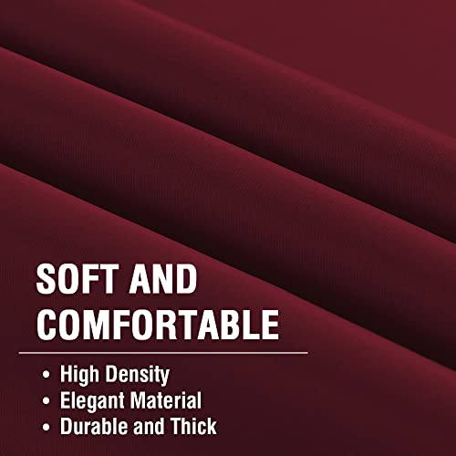 Blackout Thermal Insulated Room Darkening Back Tab/Rod Pocket Solid Color Curtains