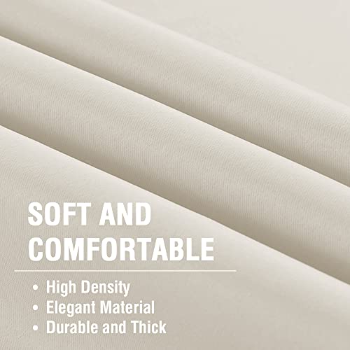 Blackout Thermal Insulated Room Darkening Back Tab/Rod Pocket Solid Color Curtains