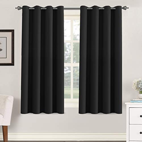 Blackout Thermal Insulated Grommet Solid Color Curtains