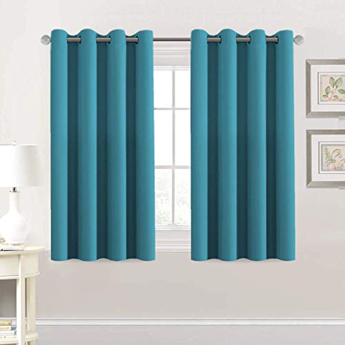 Blackout Thermal Insulated Grommet Solid Color Curtains