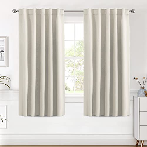 Blackout Thermal Insulated Room Darkening Back Tab/Rod Pocket Solid Color Curtains