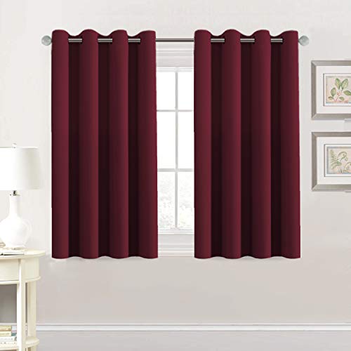 Blackout Thermal Insulated Grommet Solid Color Curtains