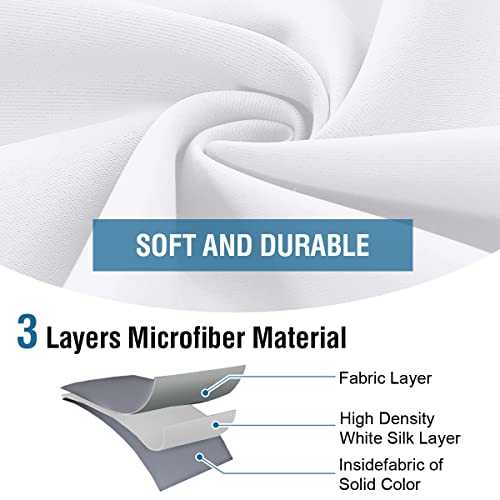 Blackout Thermal Insulated Room Darkening Back Tab/Rod Pocket Solid Color Curtains