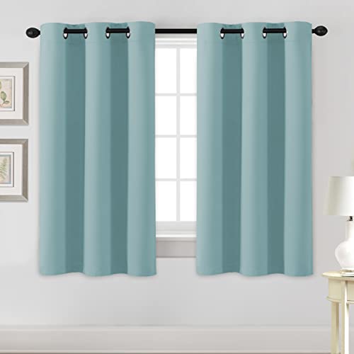 Blackout Thermal Insulated Grommet Solid Color Curtains