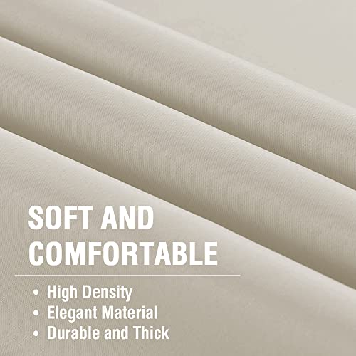 Blackout Thermal Insulated Room Darkening Back Tab/Rod Pocket Solid Color Curtains