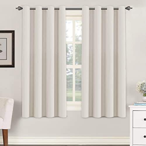 Blackout Thermal Insulated Grommet Solid Color Curtains