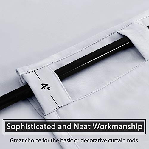 Blackout Thermal Insulated Room Darkening Back Tab/Rod Pocket Solid Color Curtains
