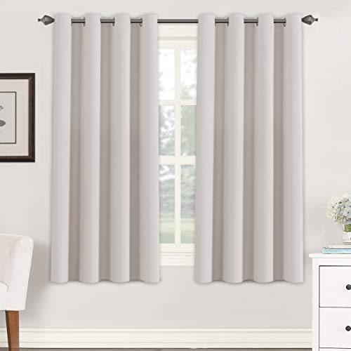 Blackout Thermal Insulated Grommet Solid Color Curtains