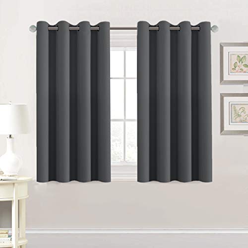Blackout Thermal Insulated Grommet Solid Color Curtains