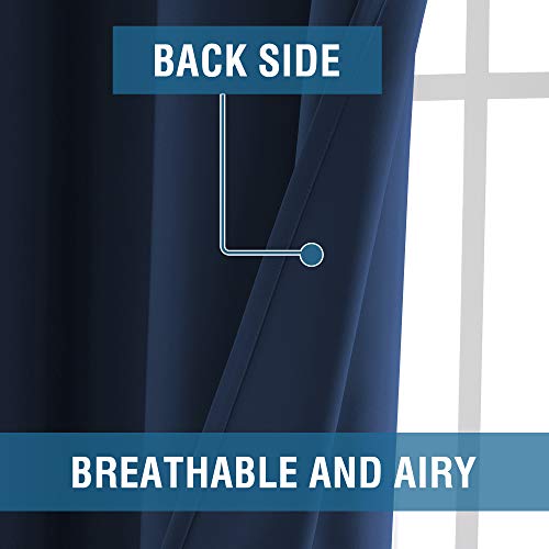 Blackout Thermal Insulated Grommet Solid Color Curtains