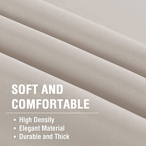 Blackout Thermal Insulated Room Darkening Back Tab/Rod Pocket Solid Color Curtains
