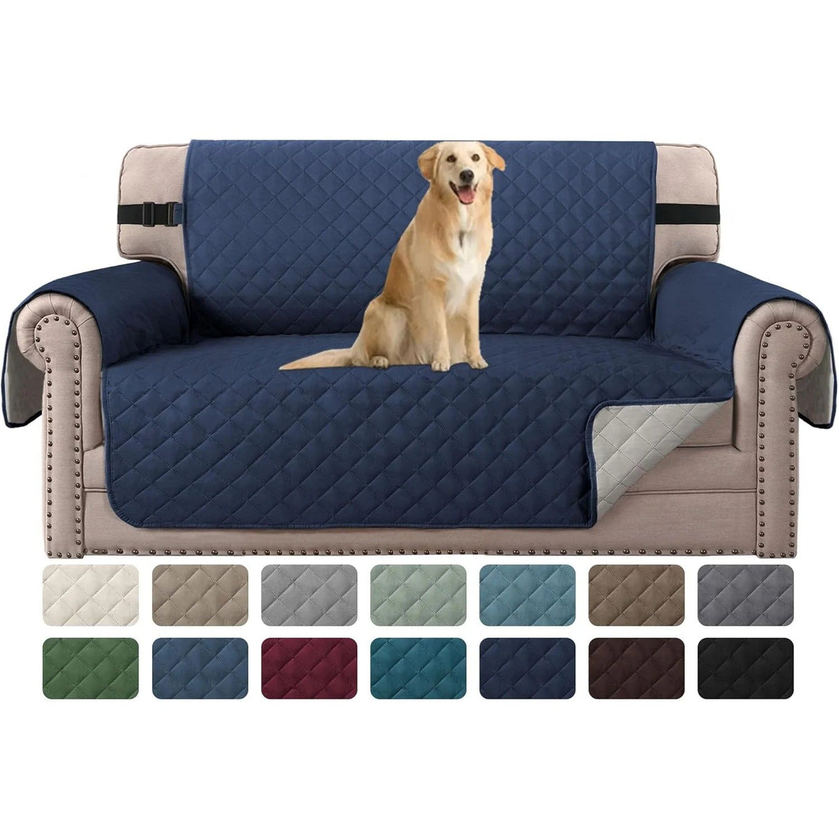Reversible Chair Covers Water Repellent Chair Slipcover for Dogs Pets Furniture Protector