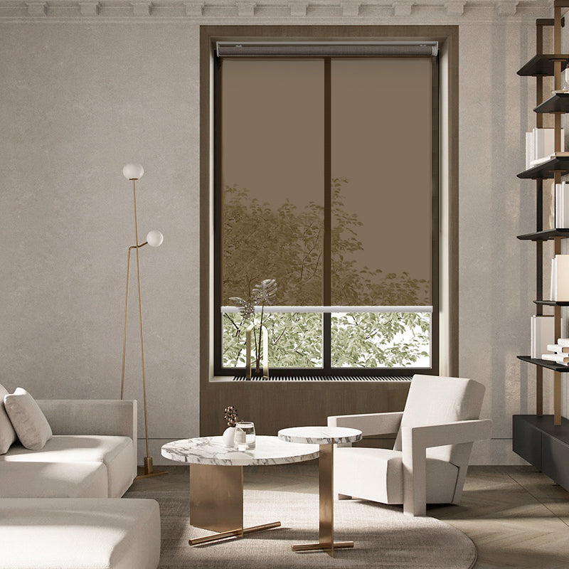 Motorized Light Filtering Solar Shades 1%/3%/5% Openness Aventus