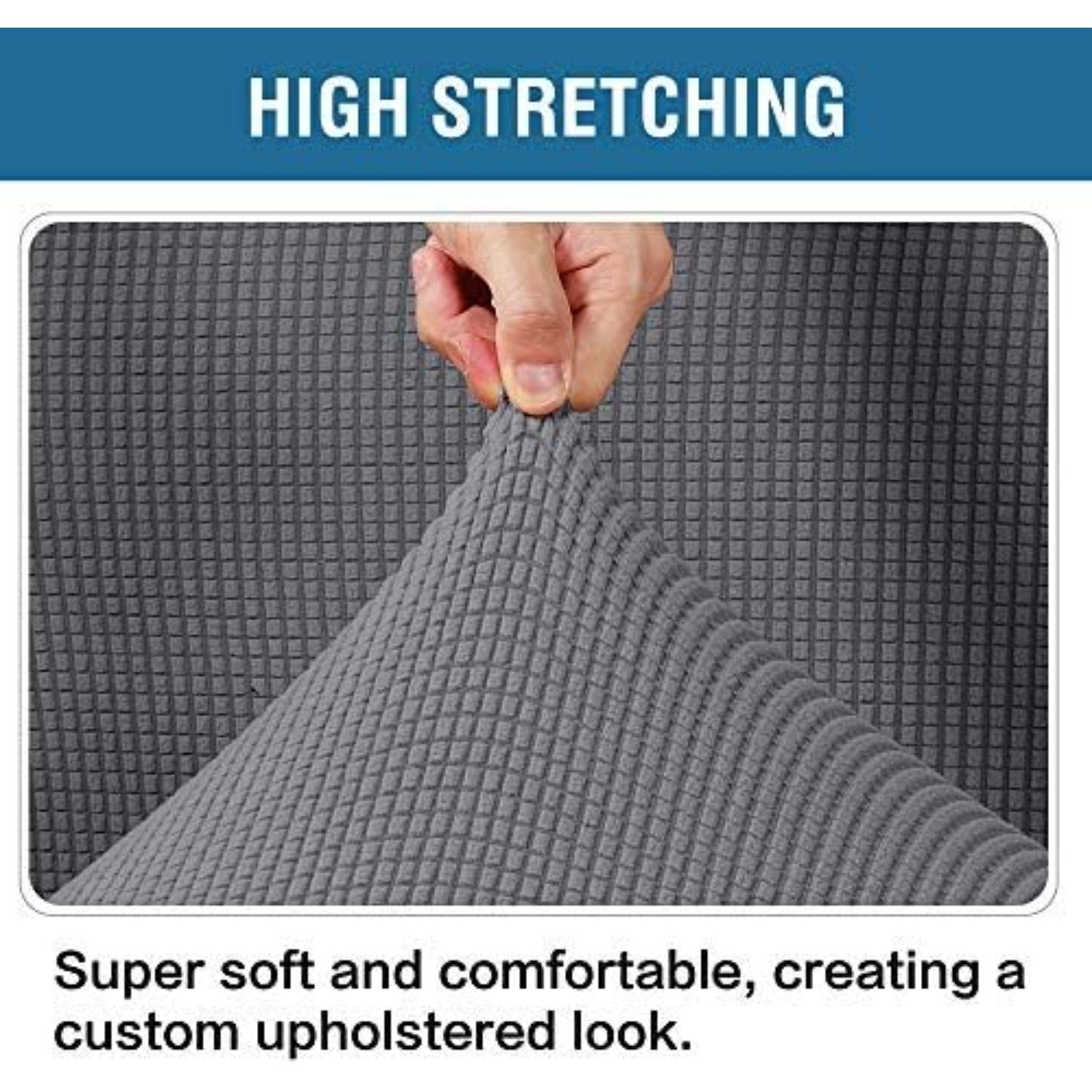 Ottoman Cover Slipcover Rectangle Fit Length Footrest Sofa Slipcovers Stool Cover