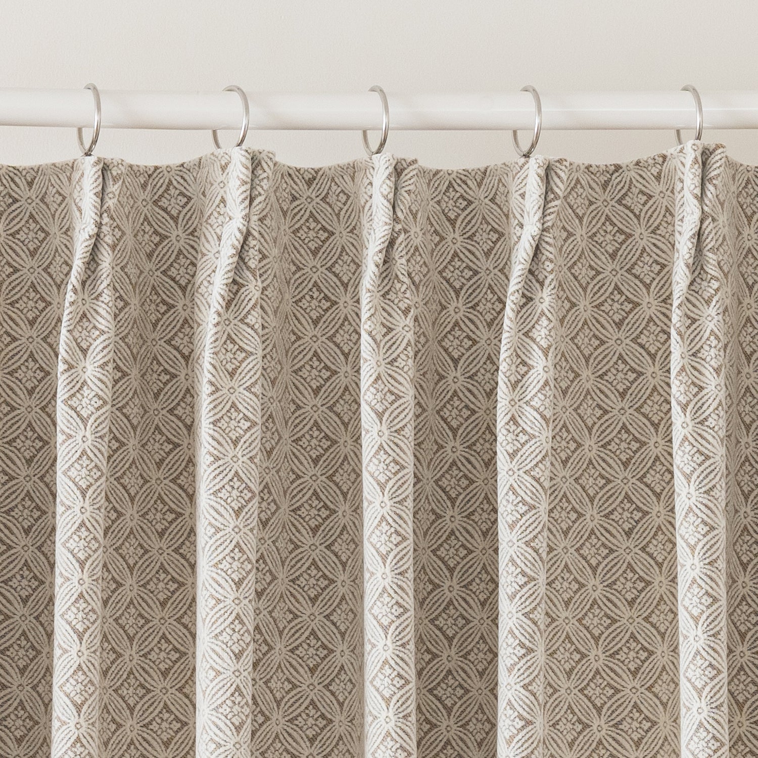 Lyssa Jacquard Curtain Drapery Pleated