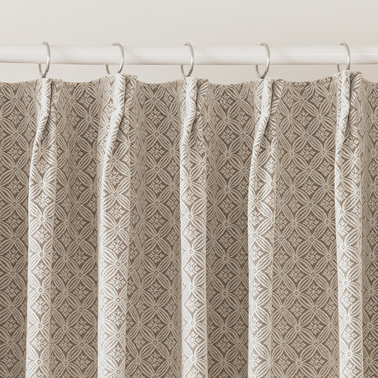 Lyssa Jacquard Curtain Drapery Pleated
