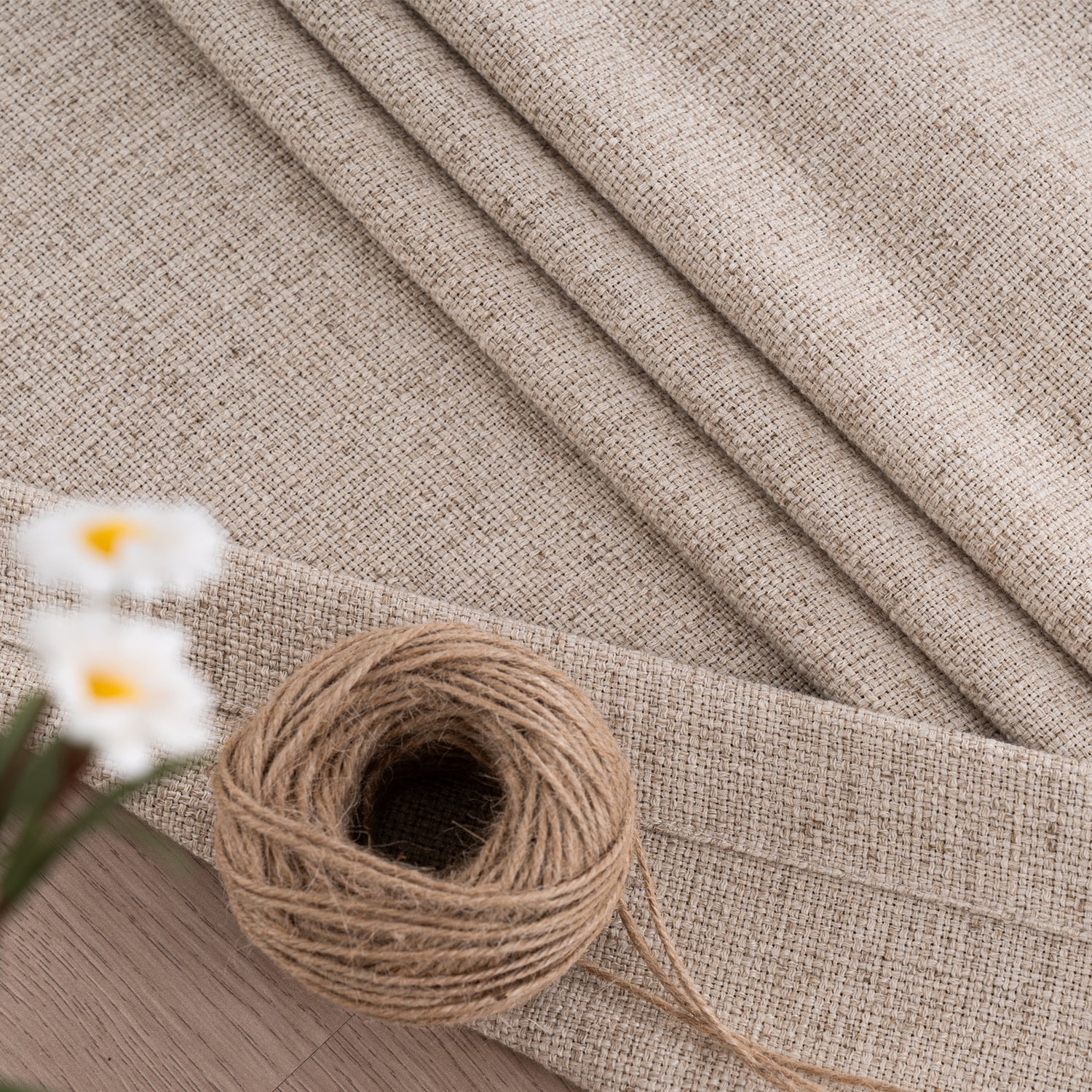 Marisel Faux LInen Heavyweight curtains