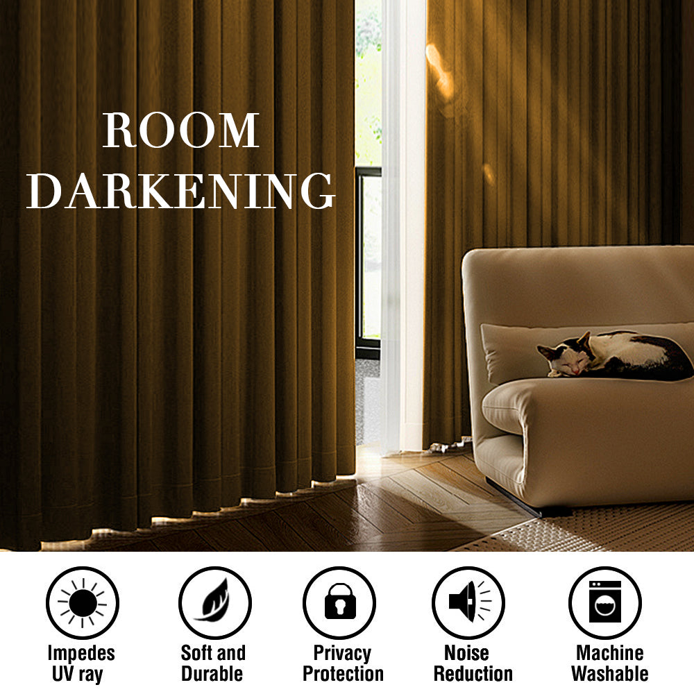 Velana Velvet Cozy Breeze Flannel Curtains