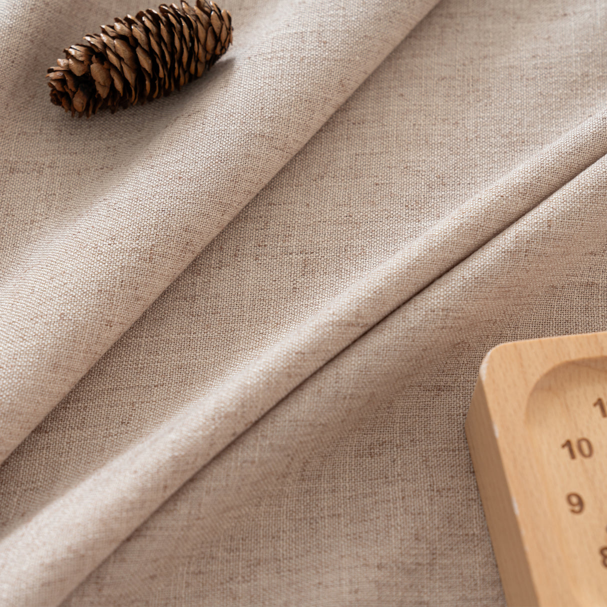 Caelis Heavyweight Cotton Blended Drapery Pleated