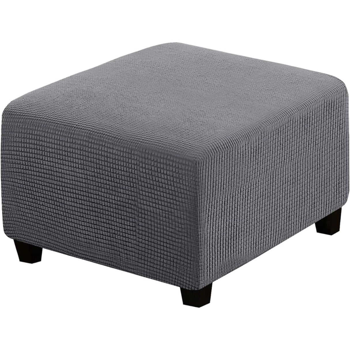 Ottoman Cover Slipcover Rectangle Fit Length Footrest Sofa Slipcovers Stool Cover