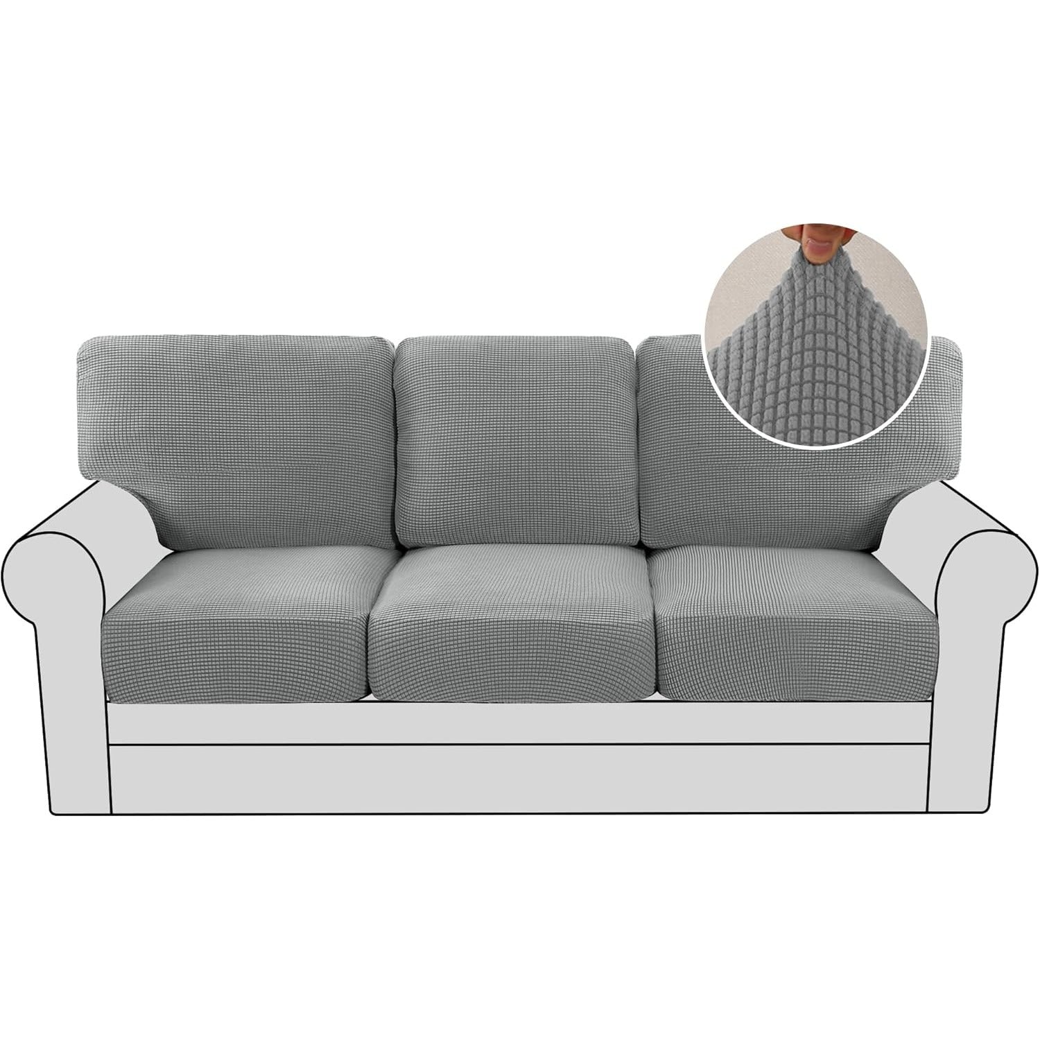 Multi-Pieces Chair Covers Stretch Couch Covers