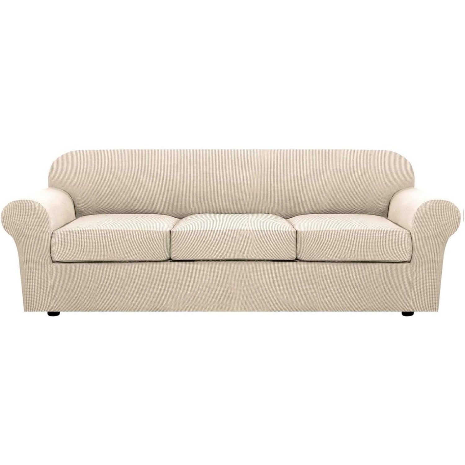 4 Piece Stretch Couch Covers for Cushion Couch Sofa Furniture Slipcovers
