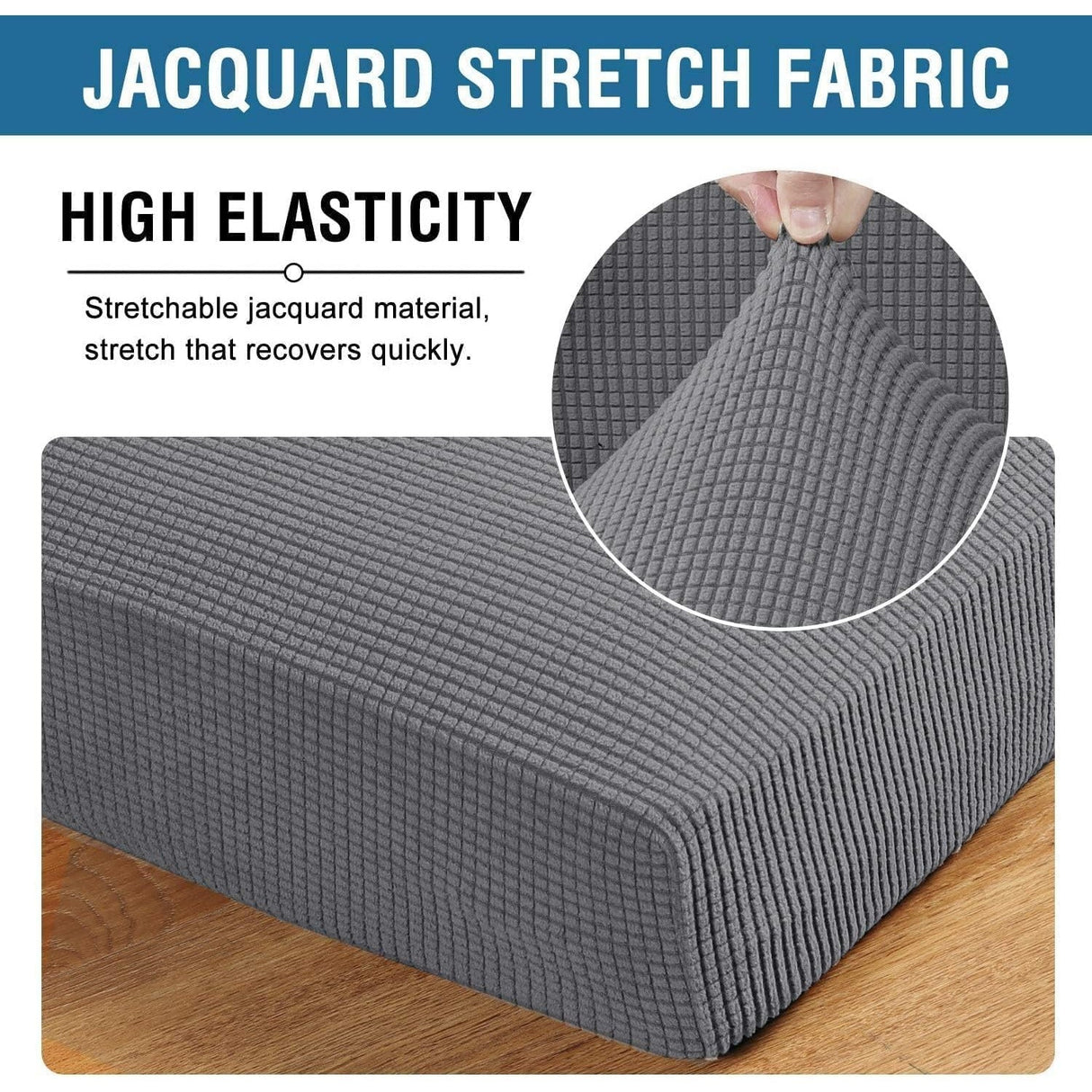 Super Stretch Individual Seat Couch Slipcover