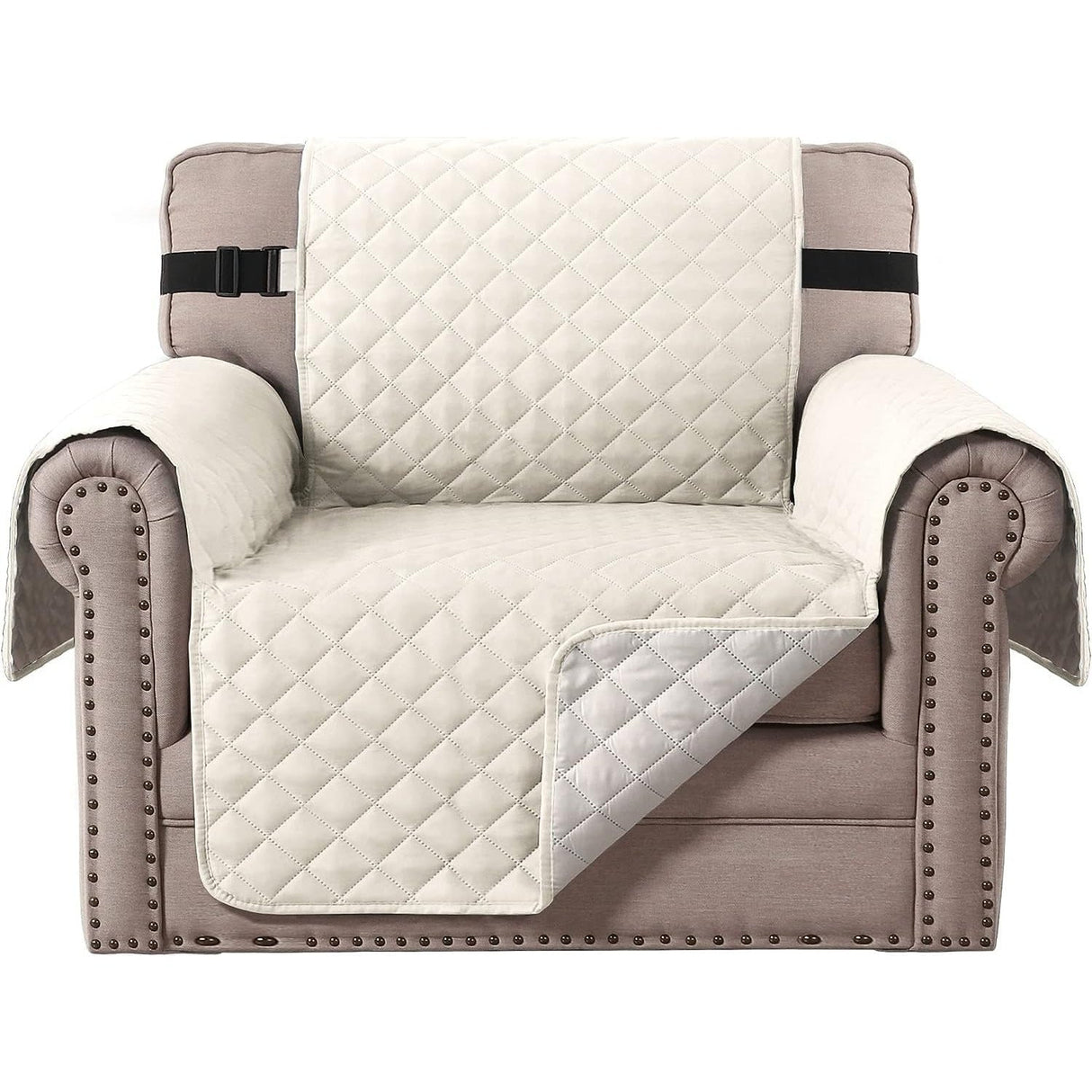 Reversible Chair Covers Water Repellent Chair Slipcover for Dogs Pets Furniture Protector