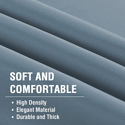 Blackout Thermal Insulated Room Darkening Back Tab/Rod Pocket Solid Color Curtains