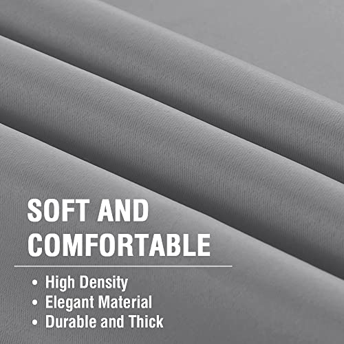 Blackout Thermal Insulated Room Darkening Back Tab/Rod Pocket Solid Color Curtains