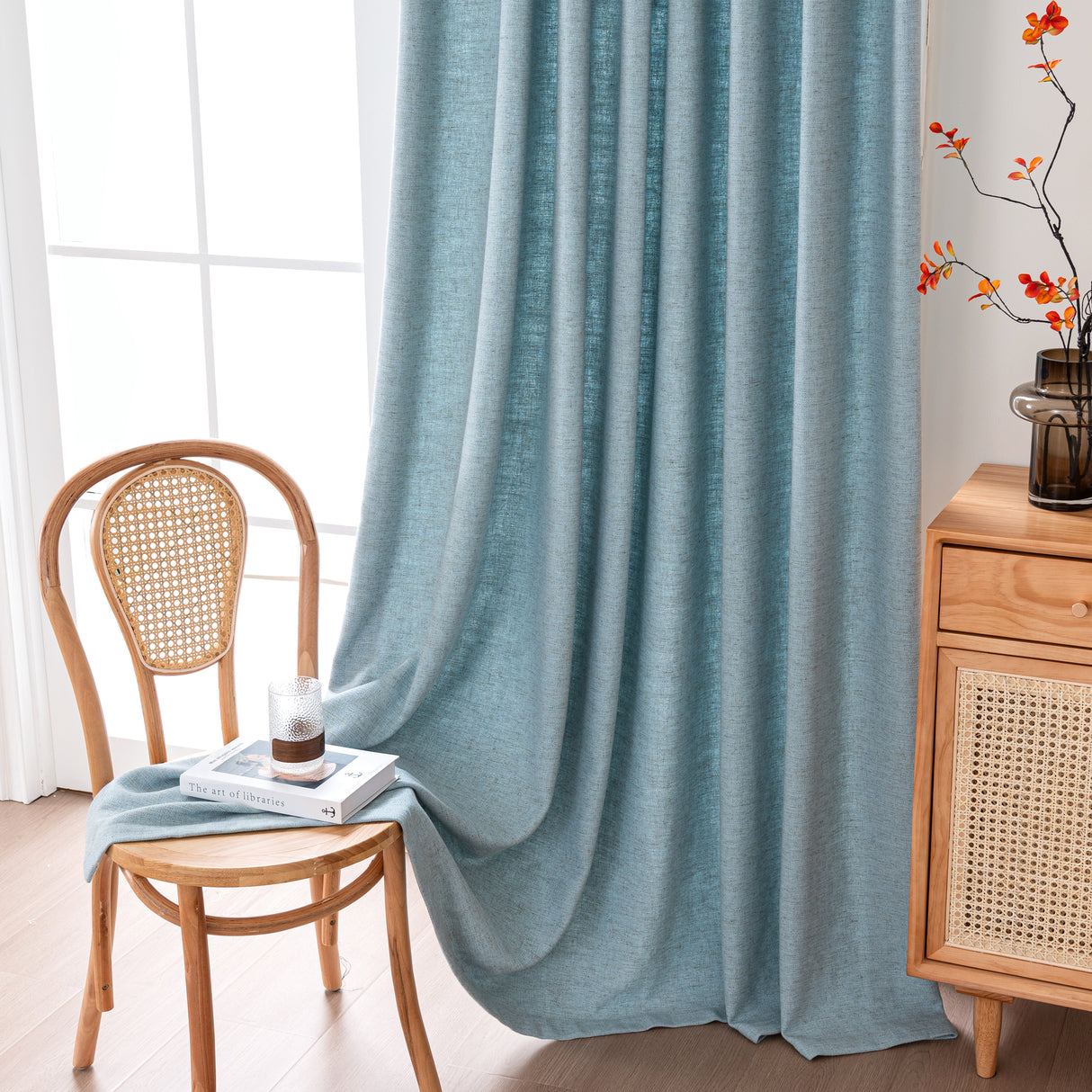 Draxis Textured Blended Linen Curtains