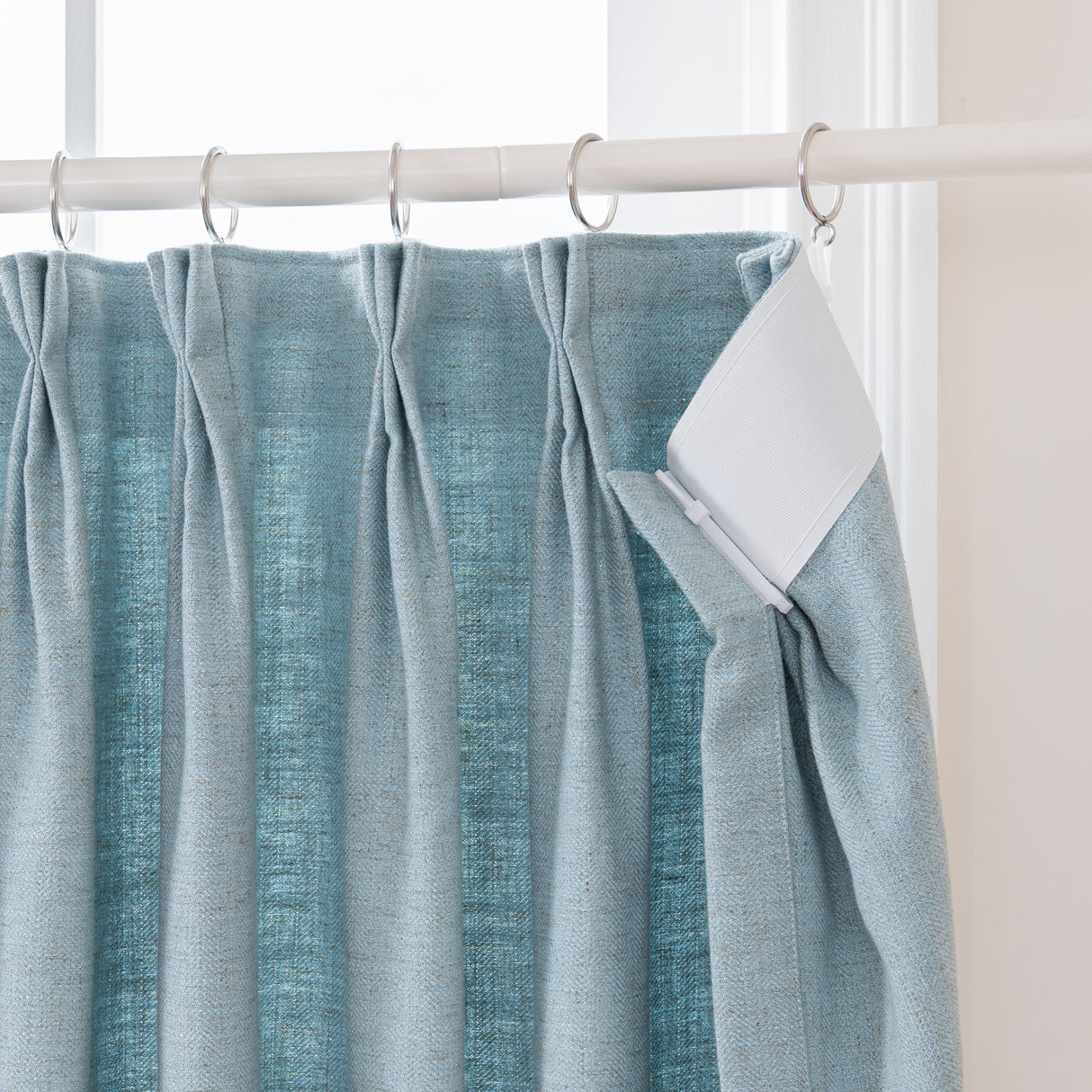Draxis Herringbone Linen Curtain