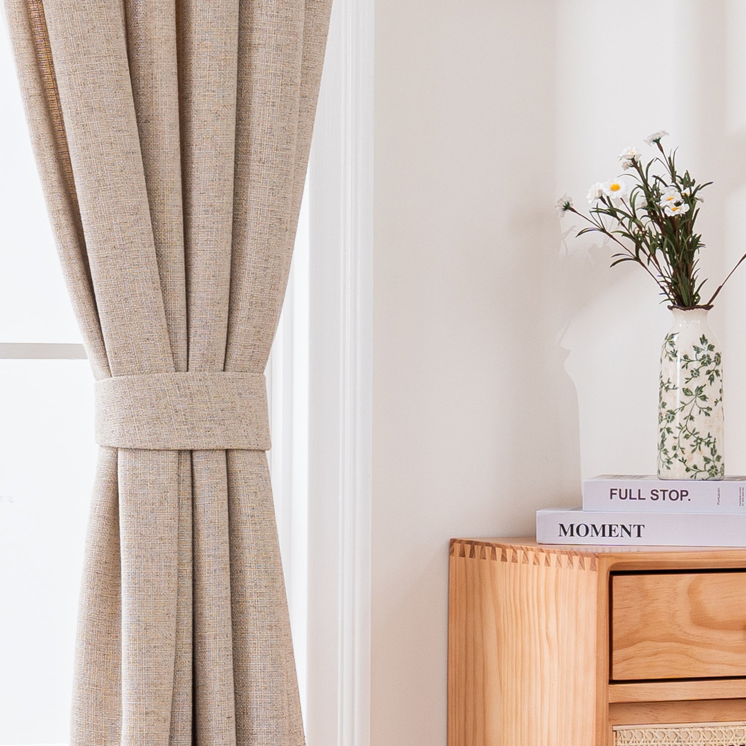 Marisel Faux LInen Heavyweight curtains