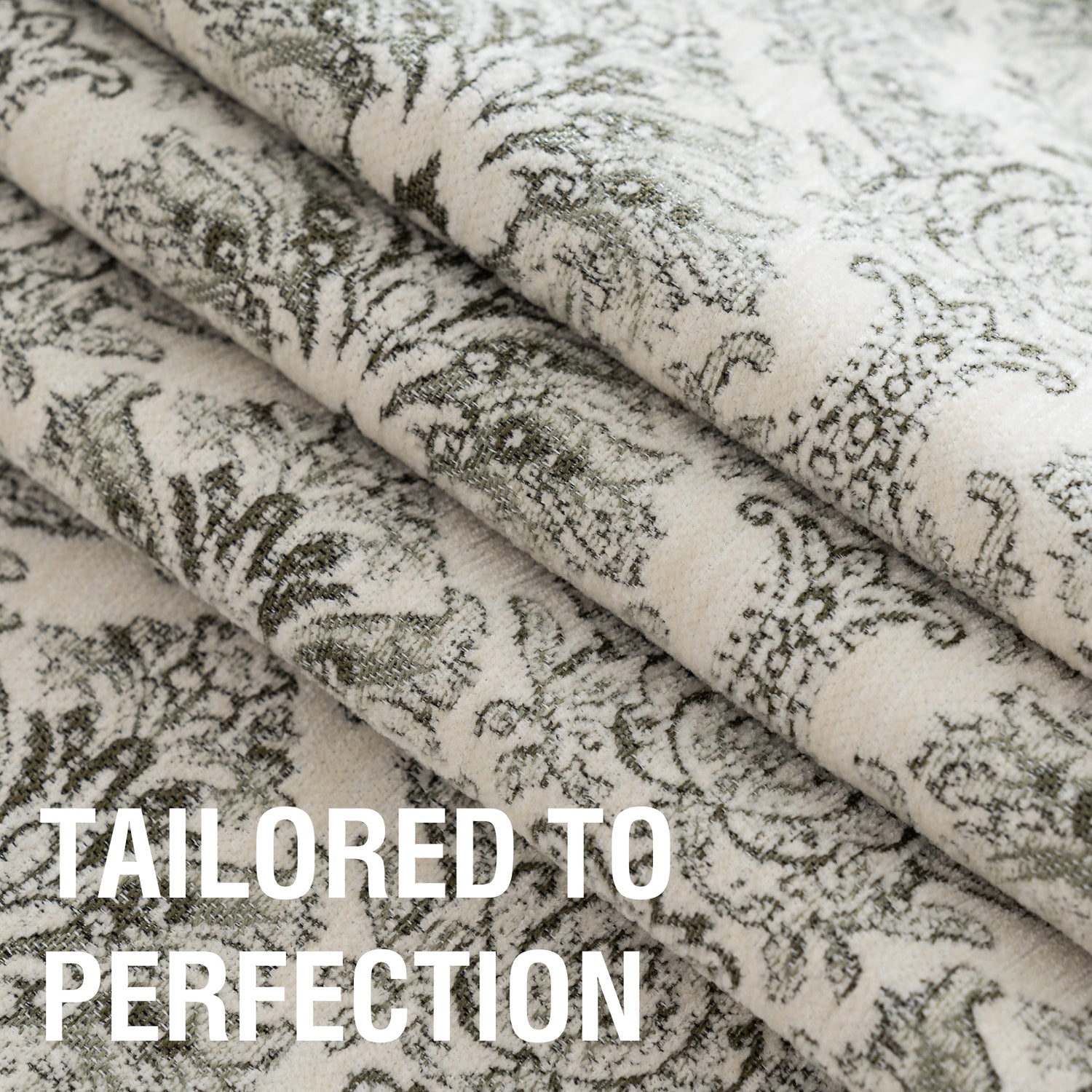 Lyssa Jacquard Curtain Drapery Pleated