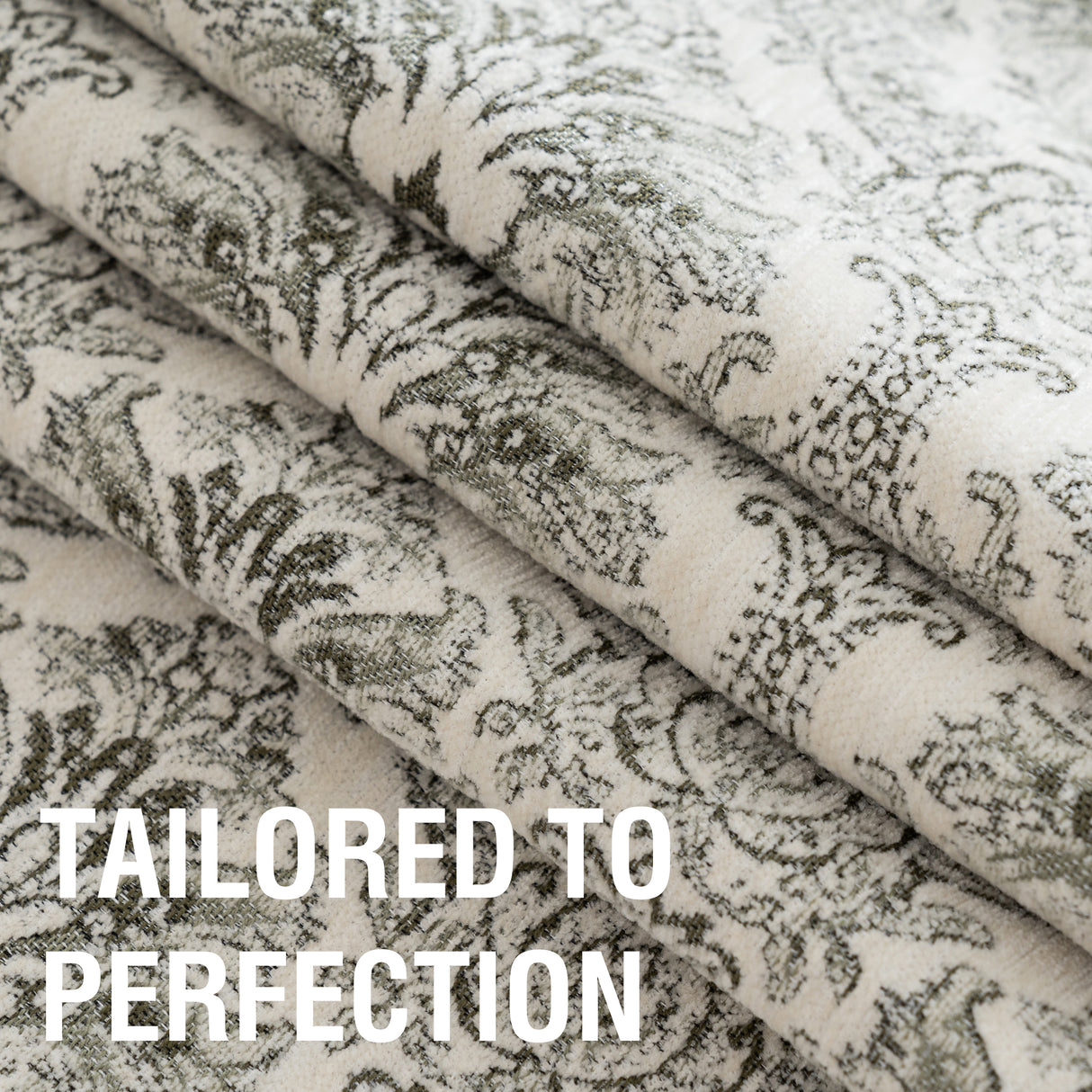 Lyssa Jacquard Curtain Drapery Pleated