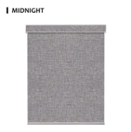 Hardwired Motorized Roller Shades 100% Blackout Safari