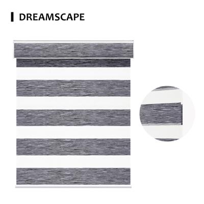 Motorized Zebra Shades 60% Blackout Translucent 75mm Eloise