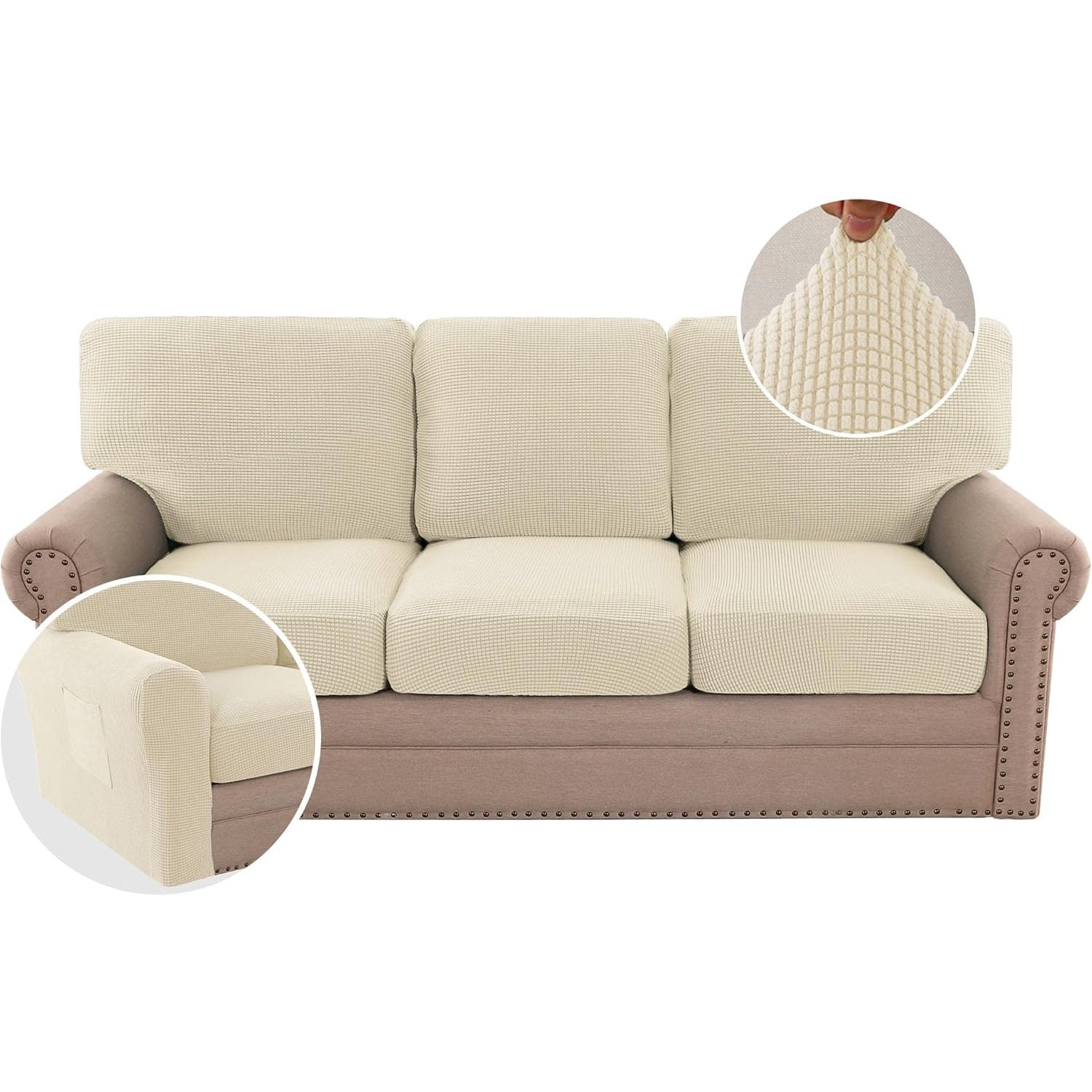 Multi-Pieces Chair Covers Stretch Couch Covers