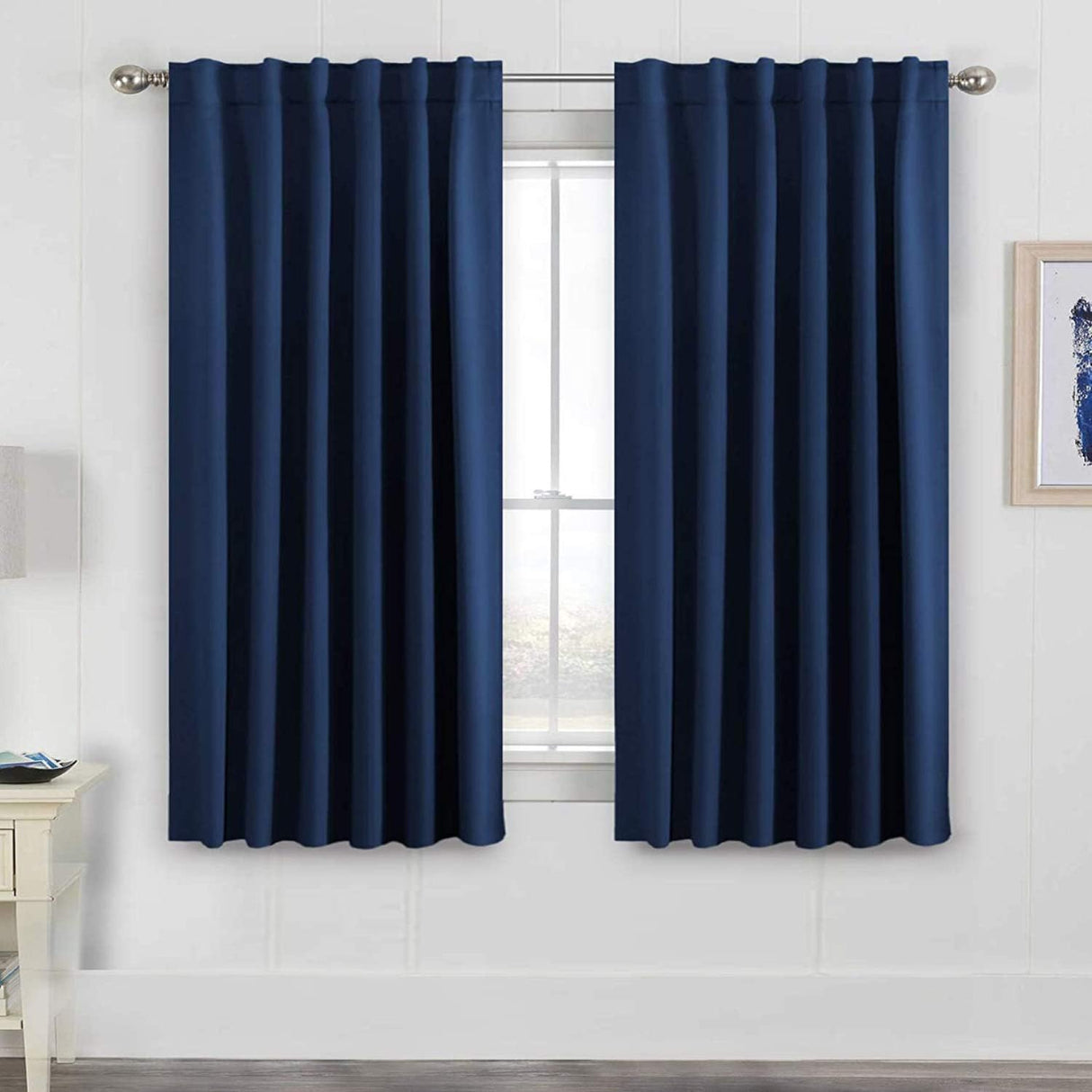 Blackout Thermal Insulated Tab/Rod Pocket Solid Color Curtains