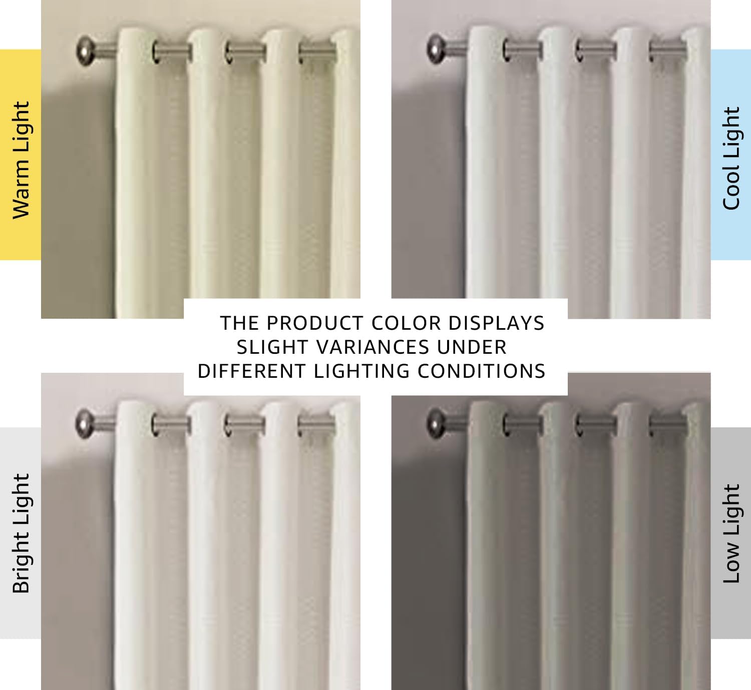 Linen Blackout Thermal Insulated Grommet Curtain