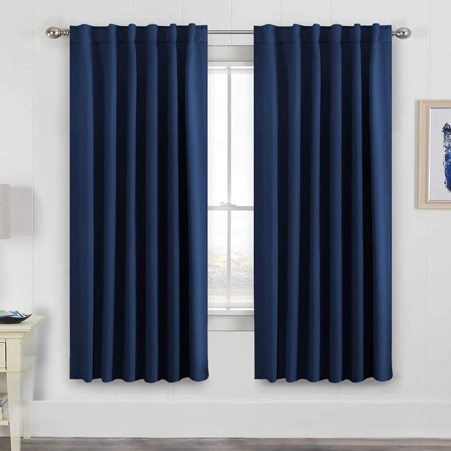 Blackout Thermal Insulated Tab/Rod Pocket Solid Color Curtains