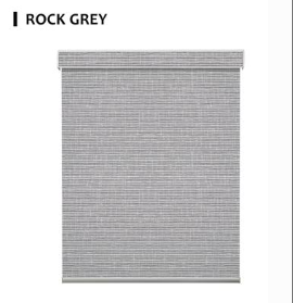 Hardwired Motorized Roller Shades 100% Blackout Safari