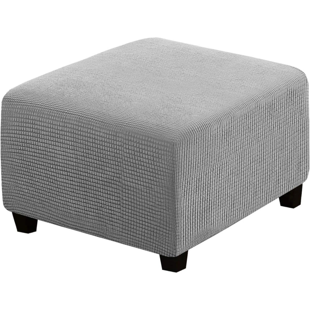 Ottoman Cover Slipcover Rectangle Fit Length Footrest Sofa Slipcovers Stool Cover