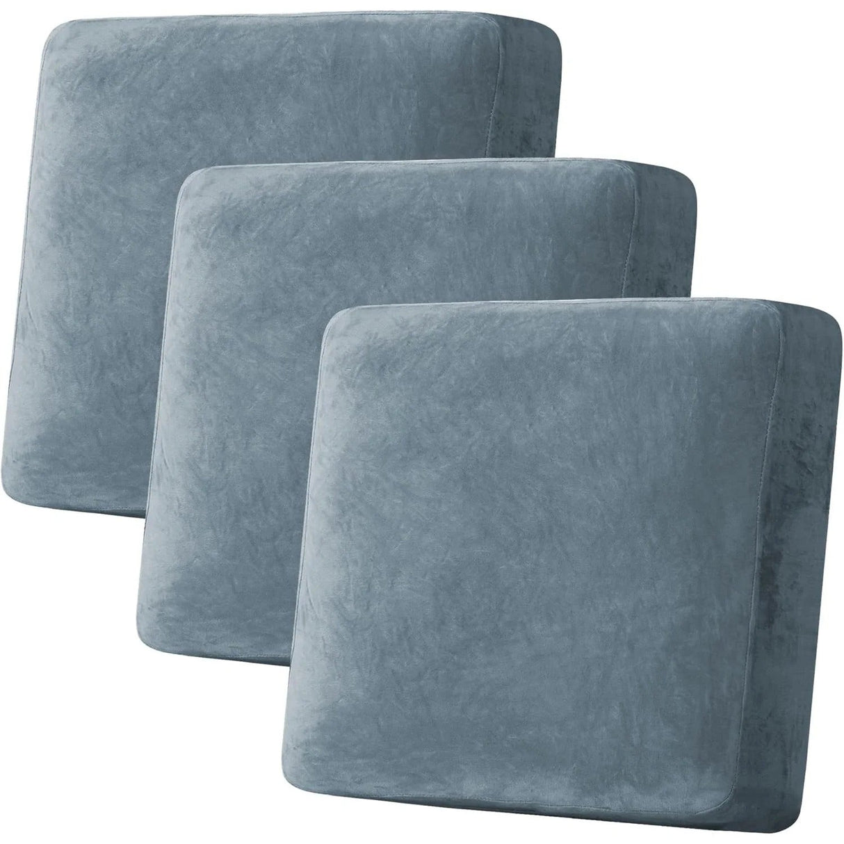 Velvet Stretch Couch Cushion Cover Plush Cushion Slipcover