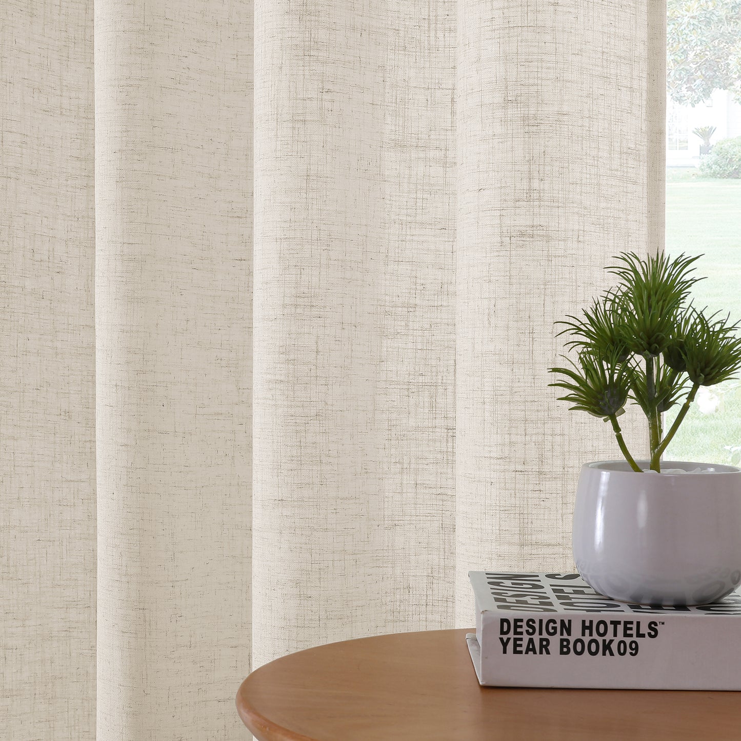 Rich Linen Privacy Curtains