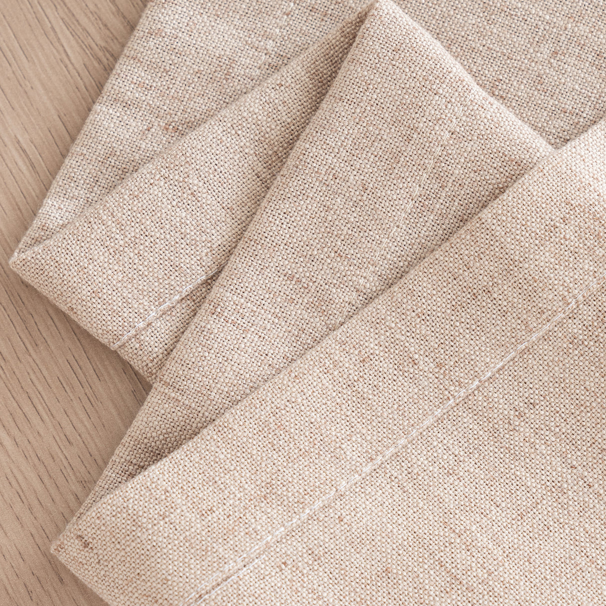 Caelis Heavyweight Cotton Blended Drapery Pleated